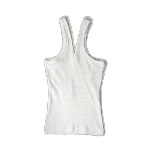 Logo-Embroidered V-Neck Top