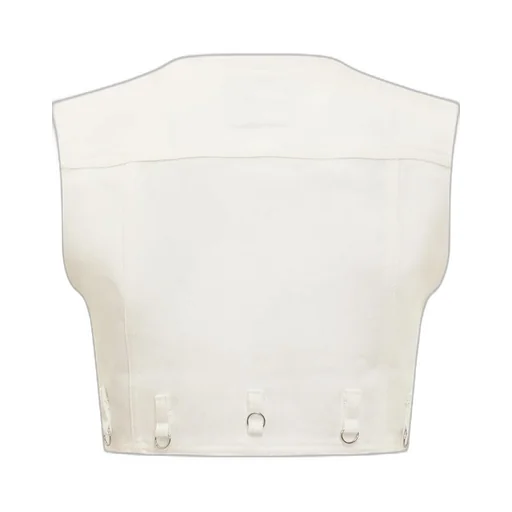 Multiflex Denim Cropped Vest