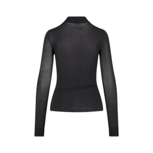 Logo Embroidered High Neck Jumper