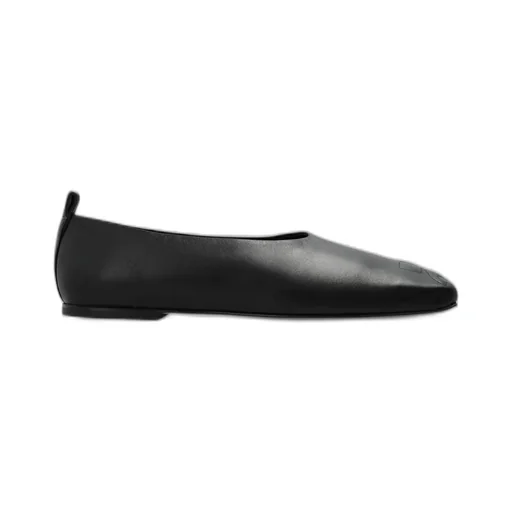 Minimal Square-Toe Loafers