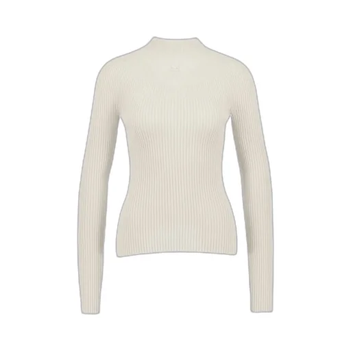 Solar Light Ribbed Mockneck Jumper