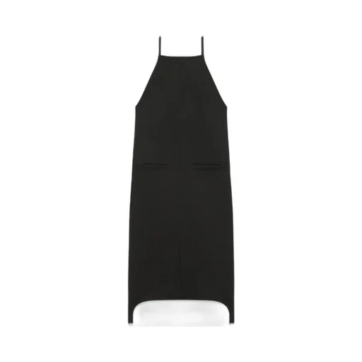 Front Slit Sleeveless Midi Dress