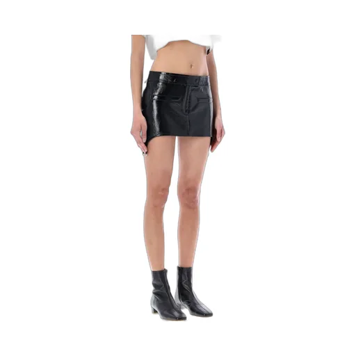 Suspenders Mini Skirt