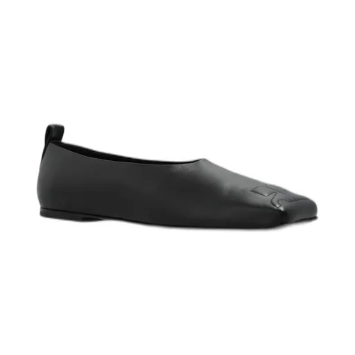 Minimal Square-Toe Loafers