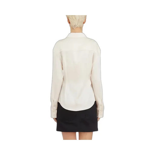 2-Pocket Satin Shirt