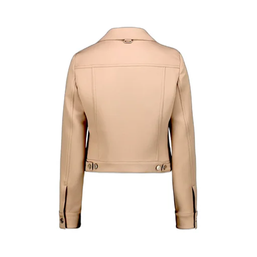 Trucker Buttoned Long-Sleeved Jacket