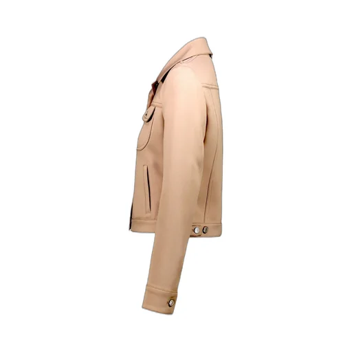 Trucker Buttoned Long-Sleeved Jacket