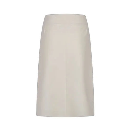 Belted Slit Skirt