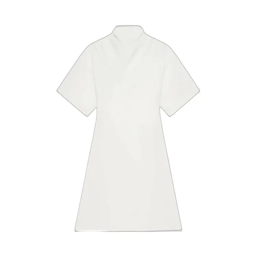 High Neck A-Line Dress