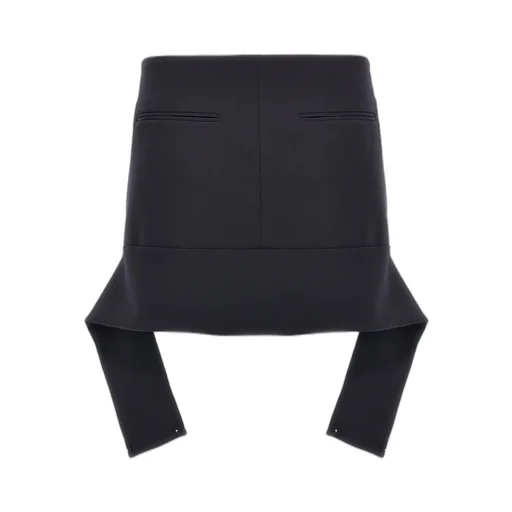 Reversed Belt Mini Skirt