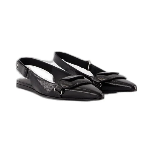 Racer Pointed Toe Ballet Flats