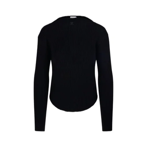 Ribbed-Knit Boatneck Jumper