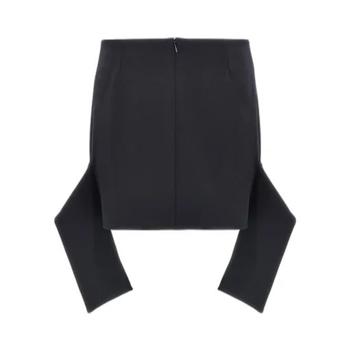 Reversed Belt Mini Skirt