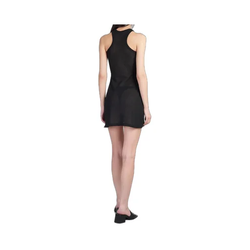 Scuba Sleeveless Mini Dress