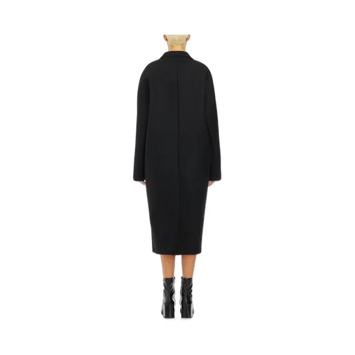 Cocoon Single-Breasted Long Coat