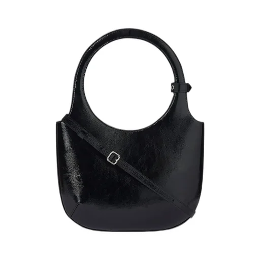 Logo Plaque Top Handle Bag
