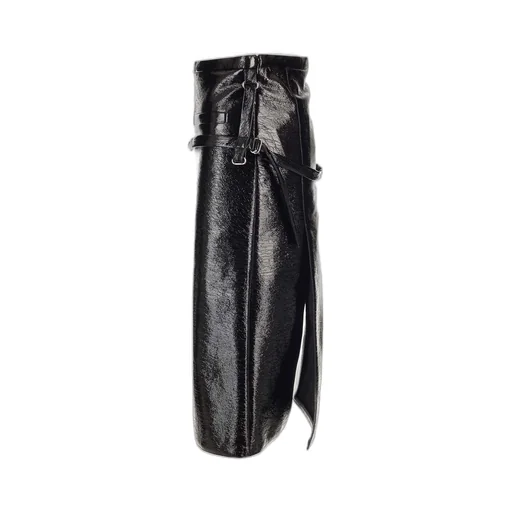 Midi Leather Skirt