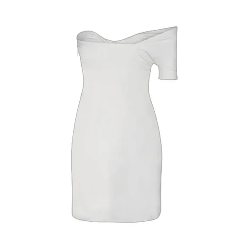 One-Shoulder A-Line Mini Dress