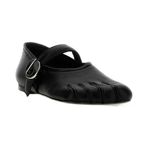 Five-Toe Ballerina Belt Flats