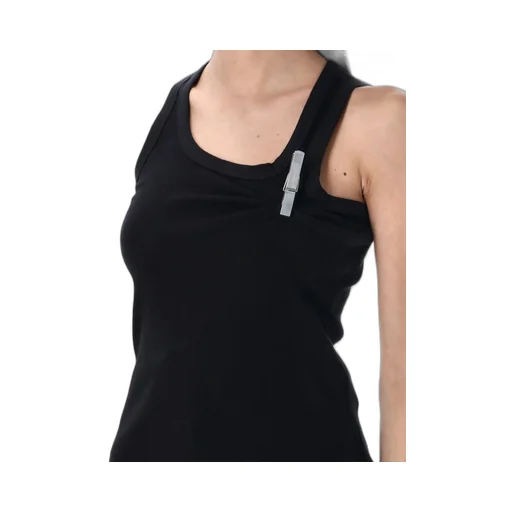 Washing Clip Rib Tank Top