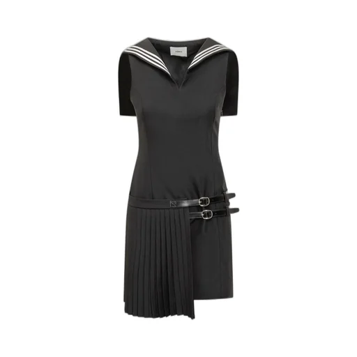 Pleated Uniform Dress