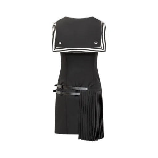 Pleated Uniform Dress