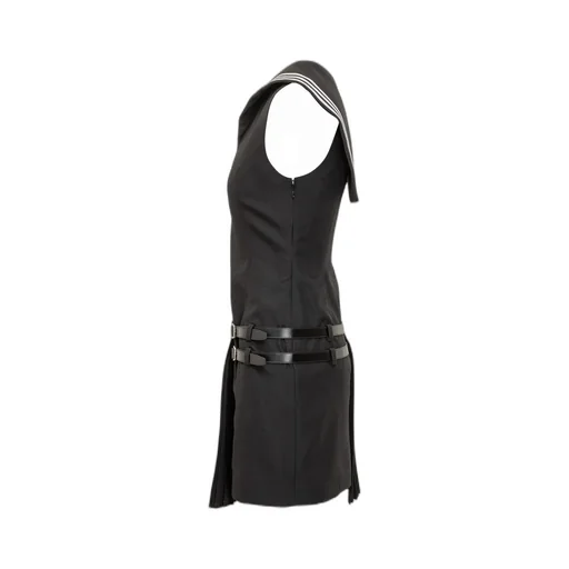 Pleated Uniform Dress