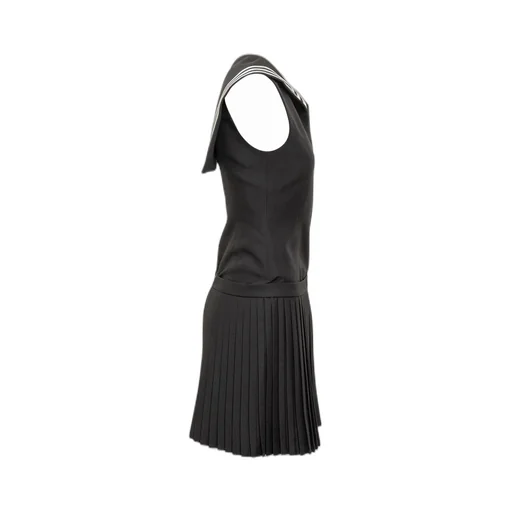 Pleated Uniform Dress
