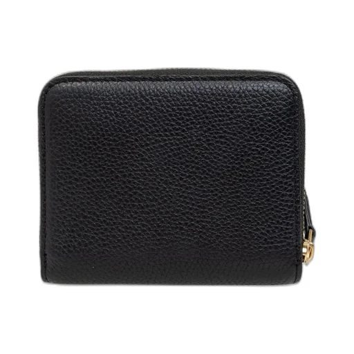Logo Plaque Zipped Wallet