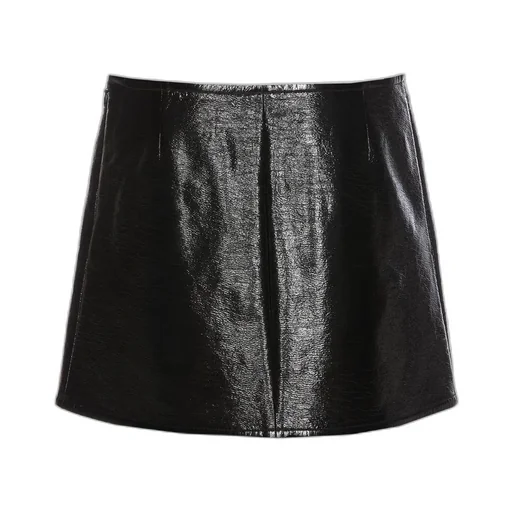 Ellipse Vinyl Mini Skirt