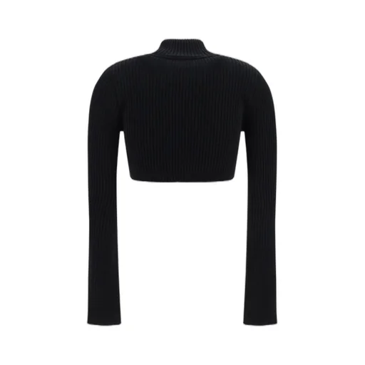 Cut-Out High Neck Jumper