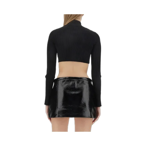 Cut-Out High Neck Jumper