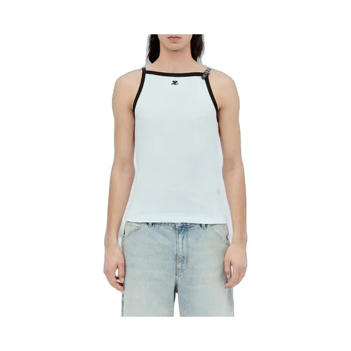 Buckle Contrast Tank Top