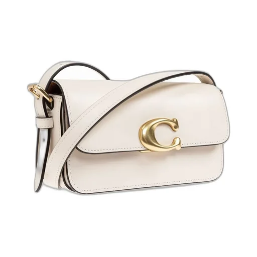 Zoe Logo Plaque Shoulder Bag