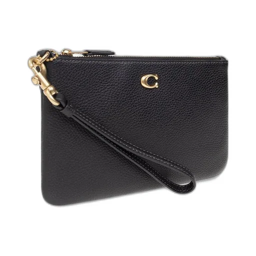 Logo Plaque Small Wristlet