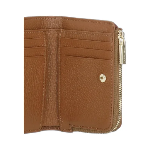 Logo Lettering Zipped Wallet