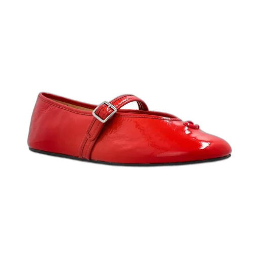Buckle Detailed Ballet Flats