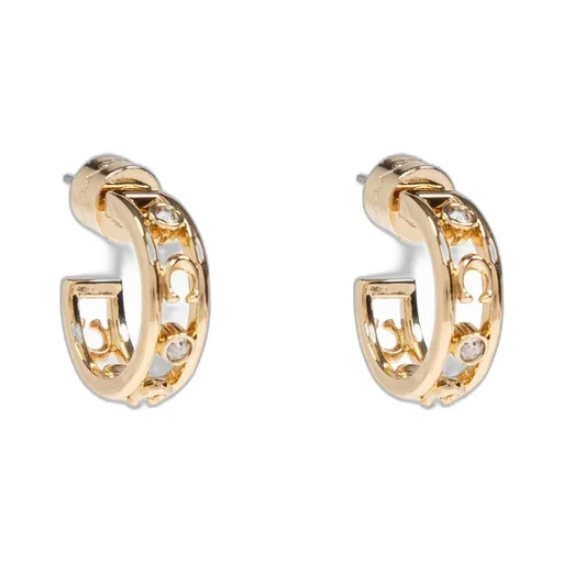 Logo Detailed Embellished Earrings