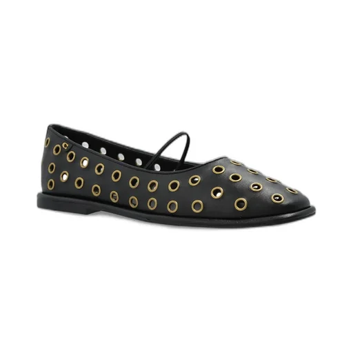 Emilia Grommet Embellished Mary Jane Shoes