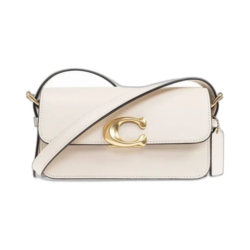Zoe Logo Plaque Shoulder Bag