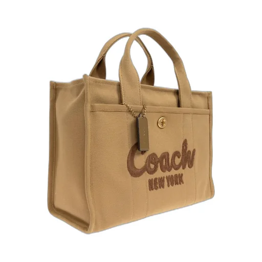 Logo Flocked Tote Bag