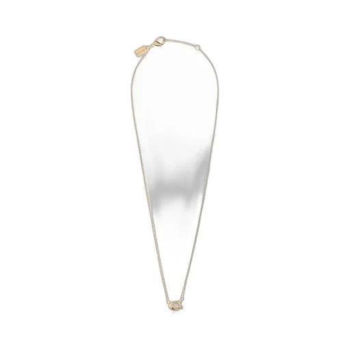 Logo Plaque Chain Linked Necklace