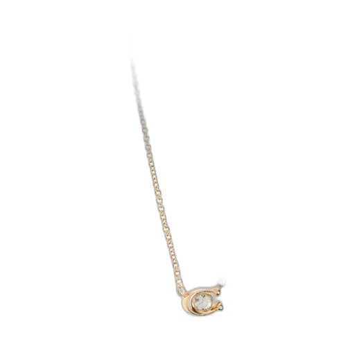Logo Plaque Chain Linked Necklace