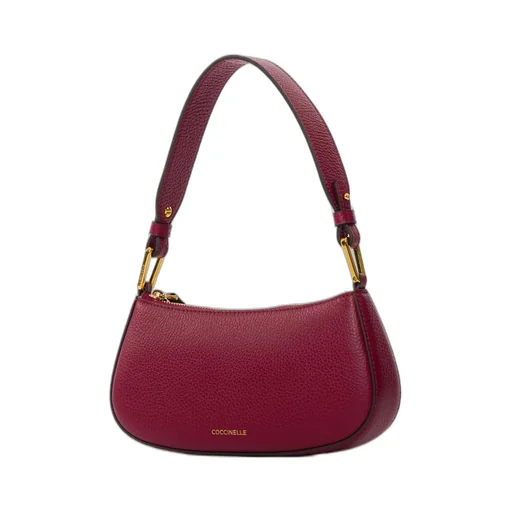 Logo Stamp Zipped Shoulder Bag