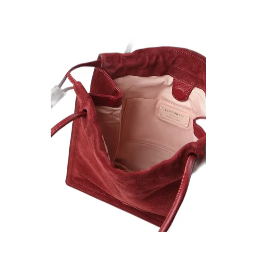 Logo Embossed Shoulder Bag