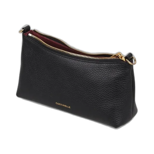 Aura Logo Debossed Shoulder Bag