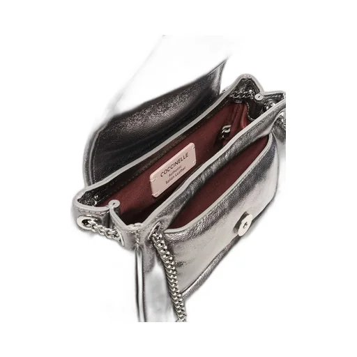 Logo Plaque Foldover Top Shoulder Bag