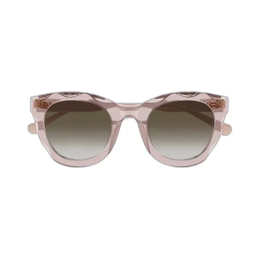 Oval-Frame Sunglasses