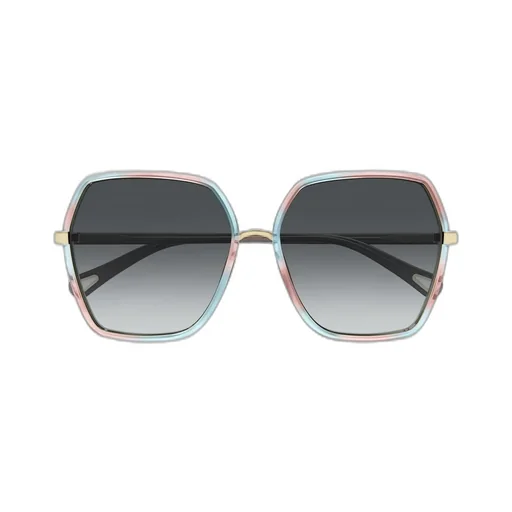 Geometric Frame Sunglasses