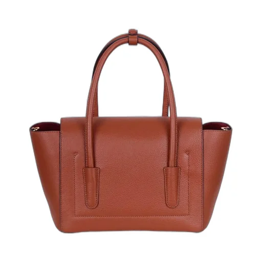 Double Beat Foldover Top Tote Bag